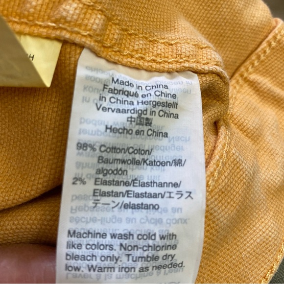 Madewell Emmett Shorts in Bright Marigold - size 26 - Picture 6 of 13